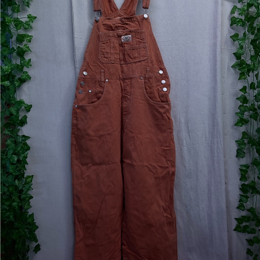 90s Lana Roux Denim Overalls